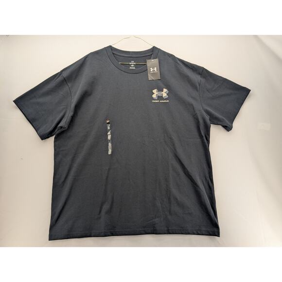 NWT Under Armour UA Heavyweight Men's Short Sleeve in Black size XL - Picture 3 of 7